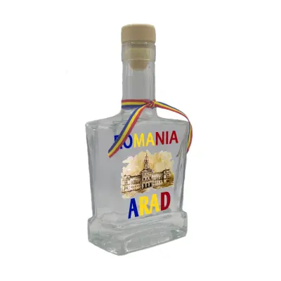 Arad romania, sticla cu mesaj plata, 250 ml, model divgs179 04